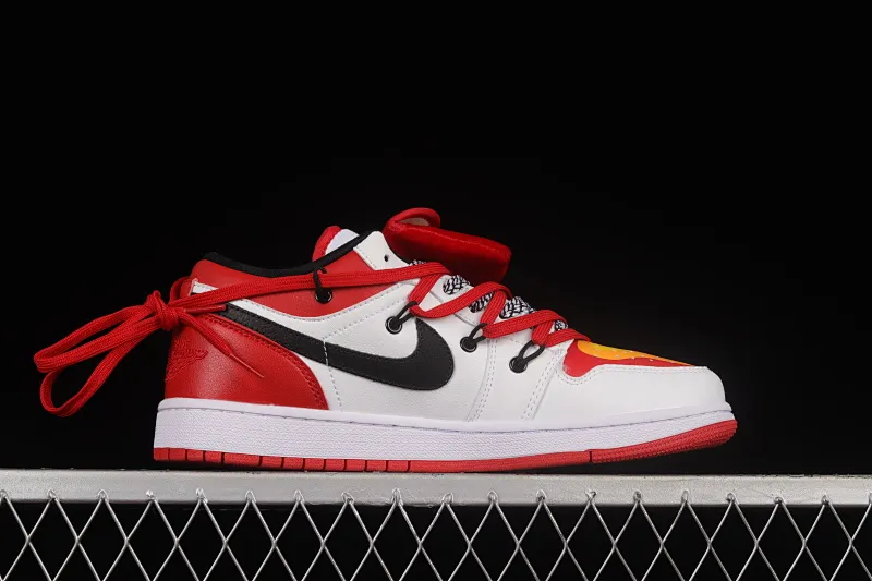 All categories Air Jordan Jordan series basketball shoes Air Jordan 1 Low Air Jordan 1 Low AJ1 Joe 1 customized version Vibe flavor deconstruction sports culture basketball shoes 553558-118